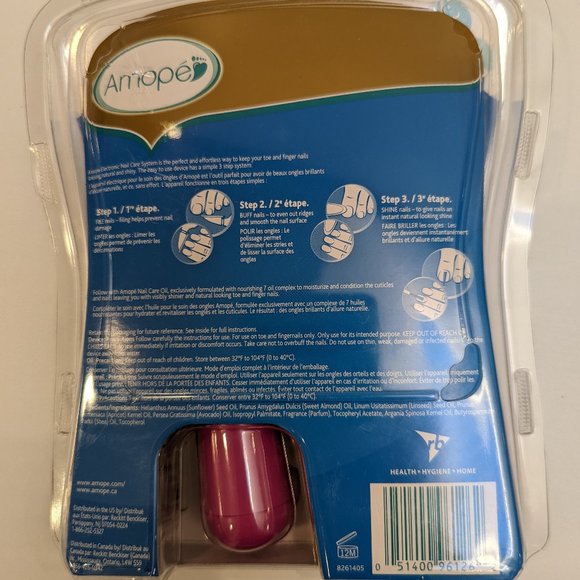 Amope Pedi Perfect Electronic Nail File With Nail Oil - Picture 2 of 2